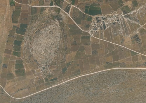 Archive record 948d: Northwest of Bet-Feddschar Hebron road and water conduit from the Reservoir to Khan el-Kuschuk, west of the road Khirbet el-Furedis, western continuation of no. 947 with Wadi and Khirbet Marrina