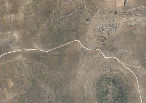 Archive record 955a: Khirbet Bet Zeta, Khirbet Kufin, Khirbet el-Kurran, Hebron road to Wadi el-Fokra, southwestern continuation of no. 949