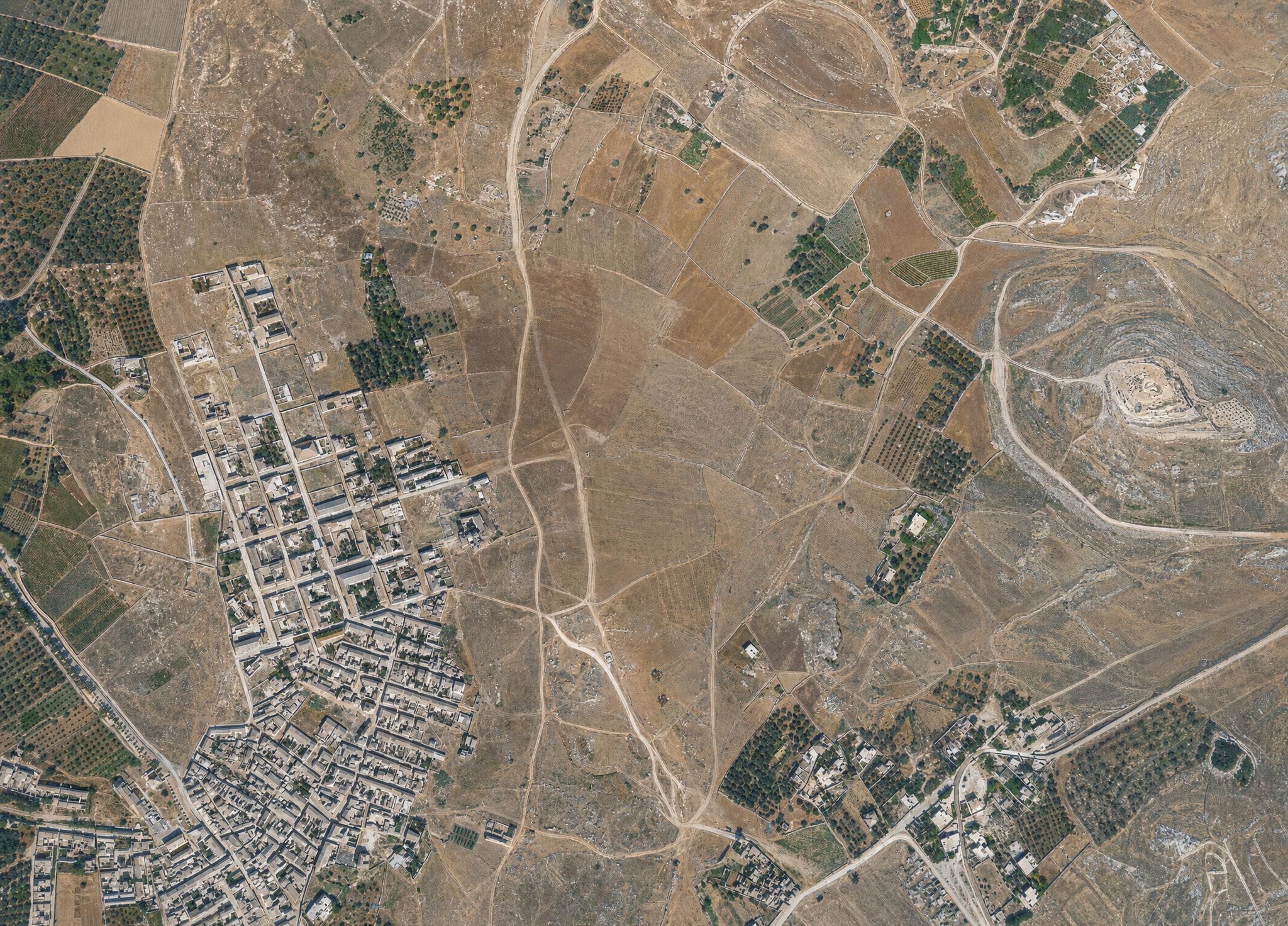 Northwest of Jerusalem. View toward the southeast.