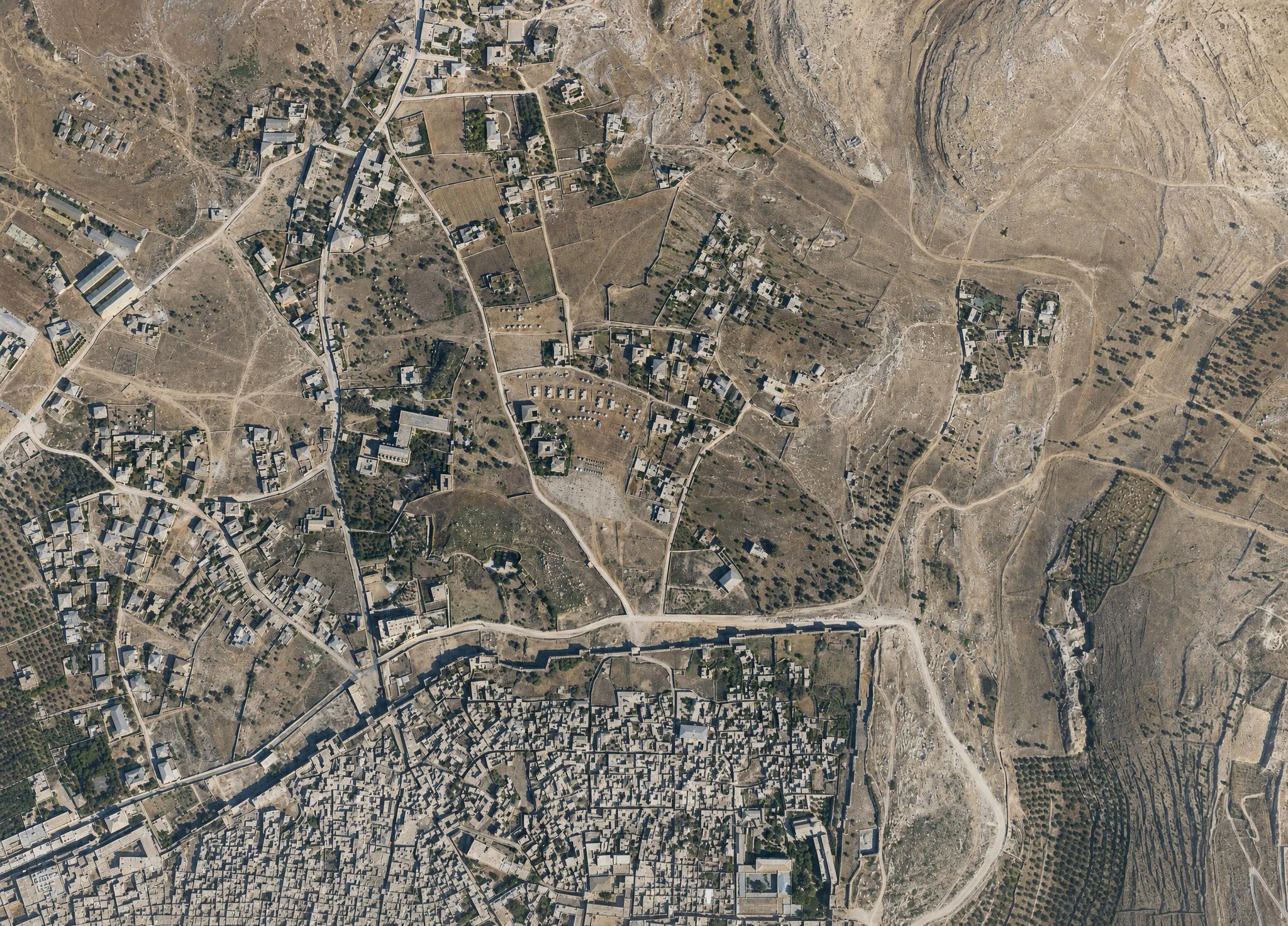 Jerusalem's northern suburb. View toward the south.