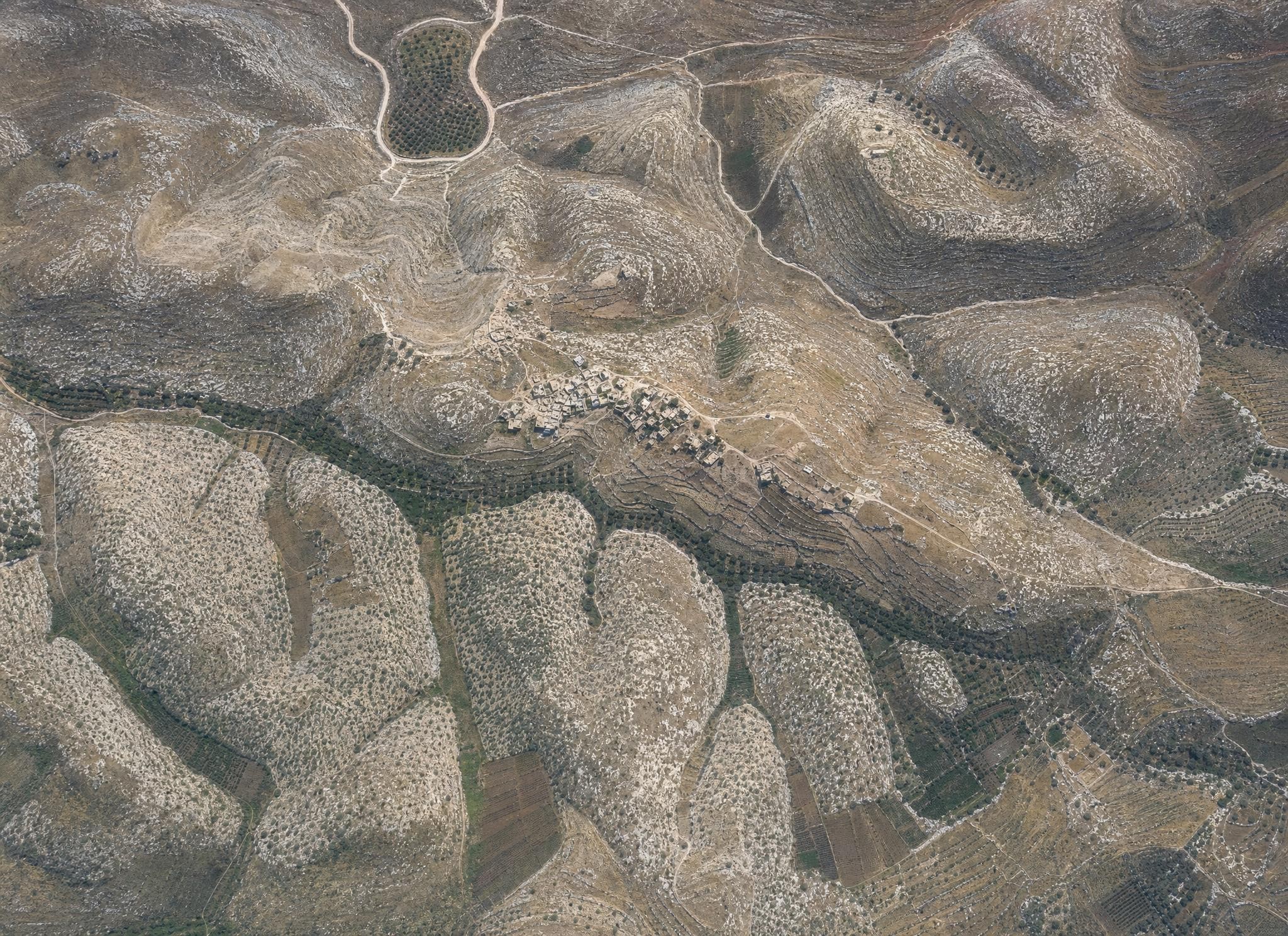 Michmash and Wadi es-Swenit. View toward the northeast.