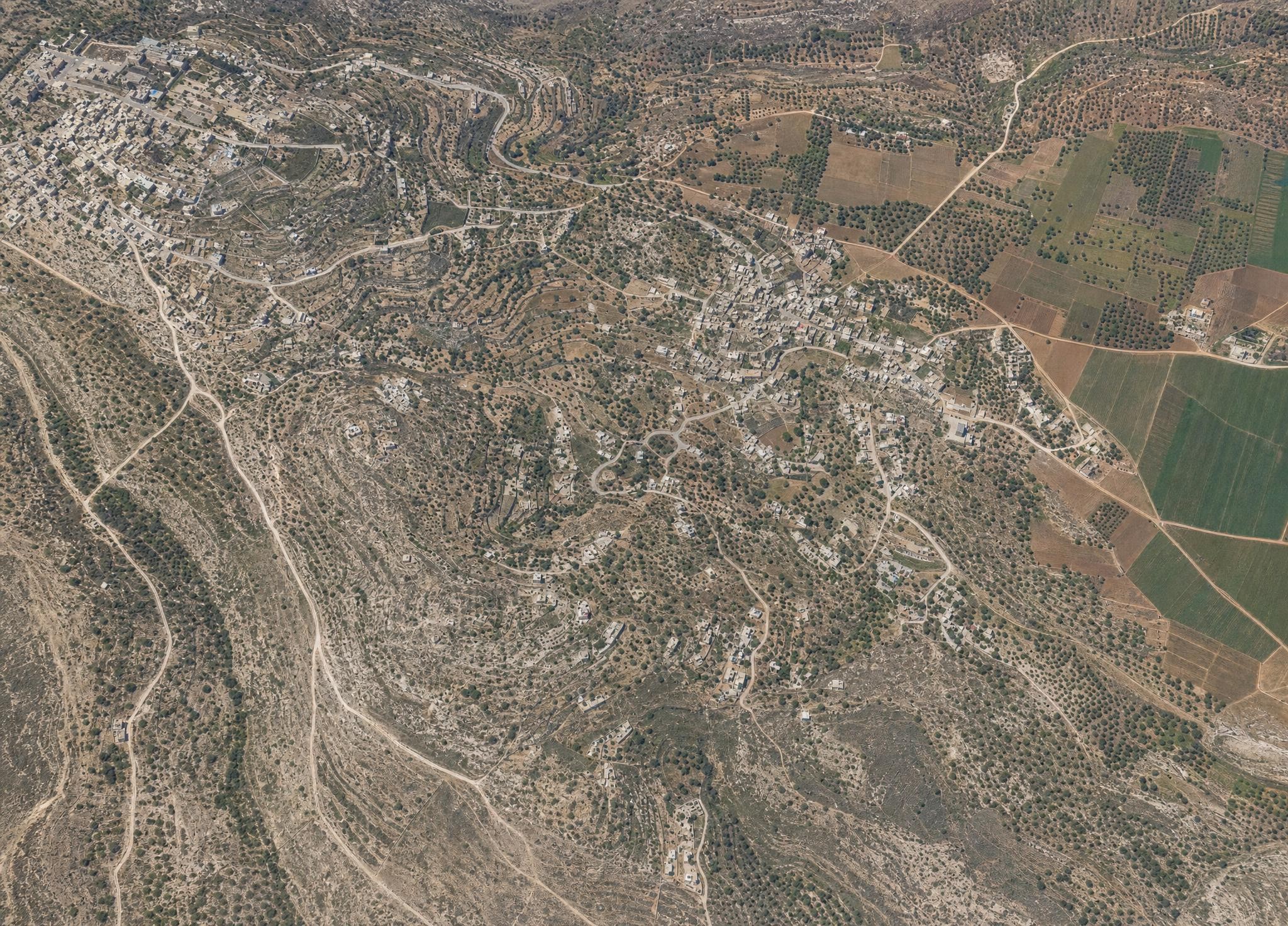 Bethlehem and the Shepherds' Field. View toward the south-southeast.