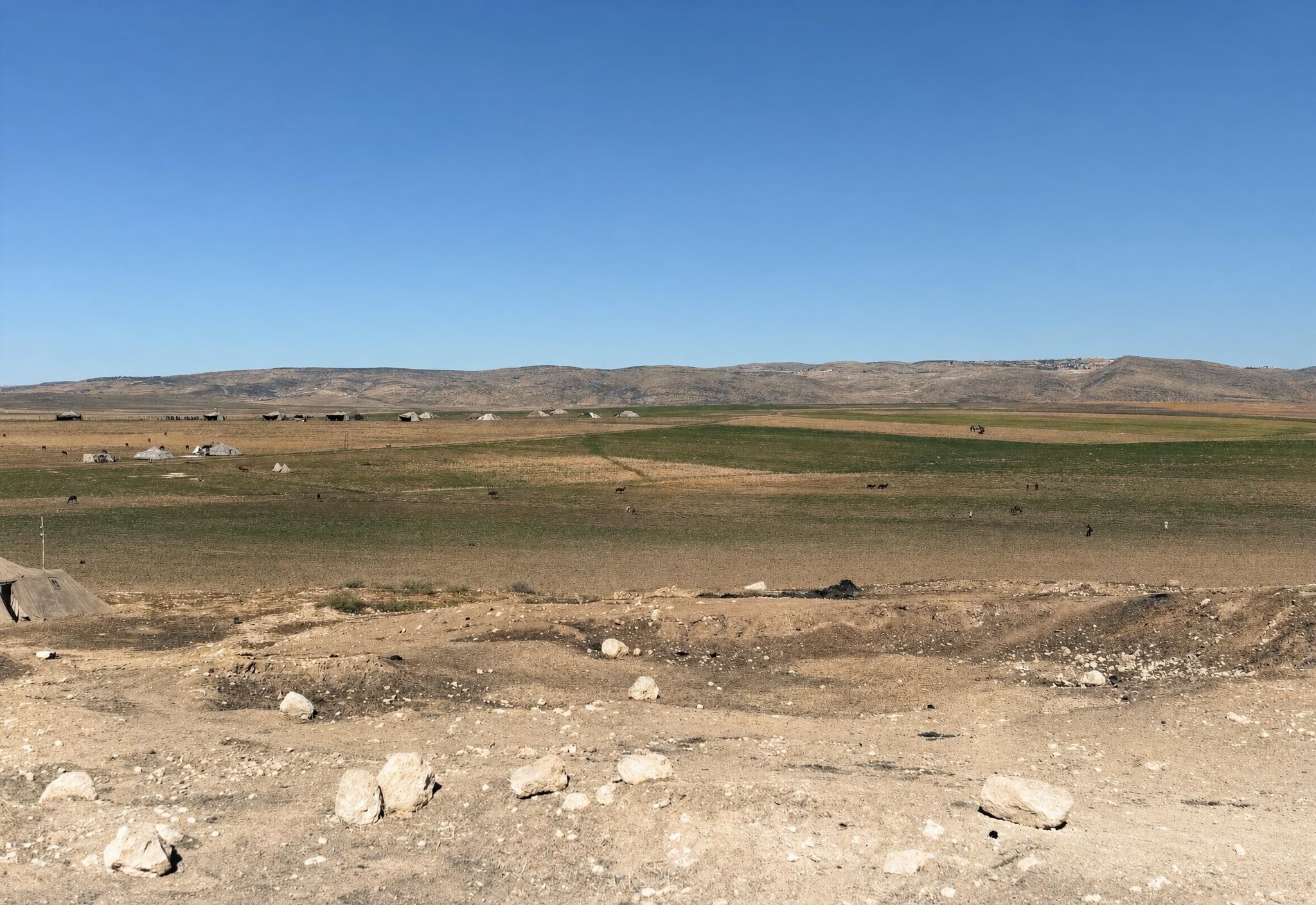 The Plain of Jezreel III: view toward the north-northwest.