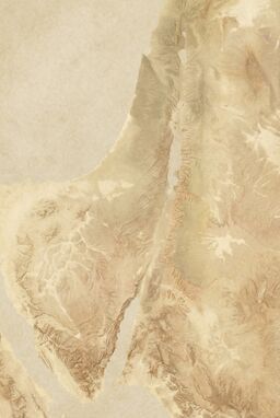  A map that looks almost flat at first glance, but on close inspection has an ultra-fine texture (like paper grain or noise) suggesting subtle elevation changes — extremely light-touch, nonintrusive under data.