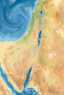  A dynamic, flowing map where hills and rivers swarm like birds in murmuration patterns — terrain bending and moving in soft rhythmic formations, loosely flowing but grounded.