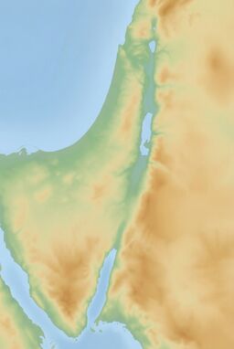  A gentle, gradient-based map of ancient Israel. Smooth transitions between elevation zones using desaturated greens, ochres, and blues. Minimal contouring and no outlines—just color flow.