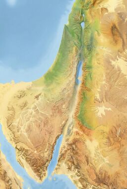  A base shaded relief map with a soft overlay showing main ecological zones — fertile valley, desert, semi-arid hills — so natural texture is felt without noise.