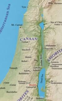 The map uses shaded digital relief with hypsometric elevation tints, blue hydrography, black serif place labels, and large purple regional labels.