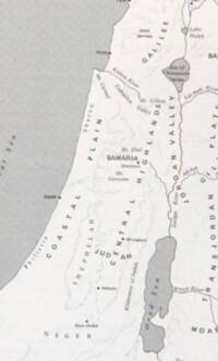 Monochrome flat atlas styling with gray water, white land, dark linework, and extensive letter-spaced regional typography.