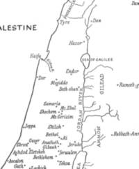 Monochrome black-line atlas map on an unprinted white field, with hand-drawn coastline, river network, regional names, city point symbols, and italic place labels.