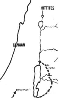 Monochrome hand-drawn Bible-map style with dark black-gray linework and labels on a white background; routes are shown with dashed strokes and arrowheads.