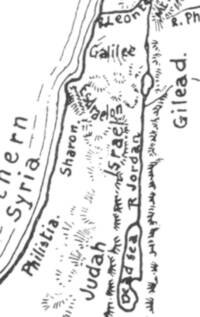 Monochrome hand-drawn map detail with dark gray ink over an unprinted white ground, using manual hachures for relief and informal hand lettering for regions, rivers, and water bodies.