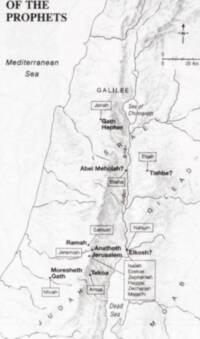 Black-and-white flat Bible atlas map with dark gray/black labels and linework over a mostly white base, plus gray stippled manual relief concentrated along the Jordan valley and surrounding hill country.