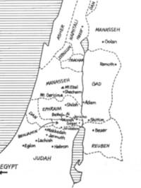 Black-and-white hand-drawn atlas style with white land, hatched water bodies, dashed tribal boundaries, solid city dots, and informal handwritten labels.
