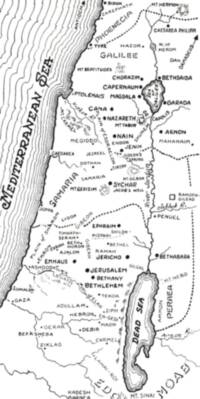 Black-and-white hand-drawn atlas style with dense coastal water hachures, manual relief hachures, dotted regional boundaries, filled-dot cities, and varied hand-lettered label scales.