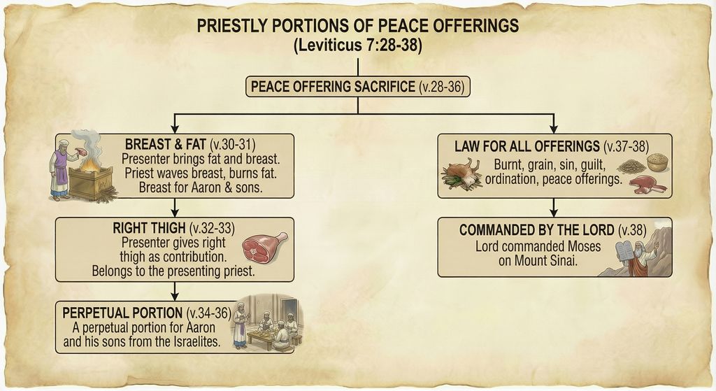 Priestly Portions of Peace Offerings