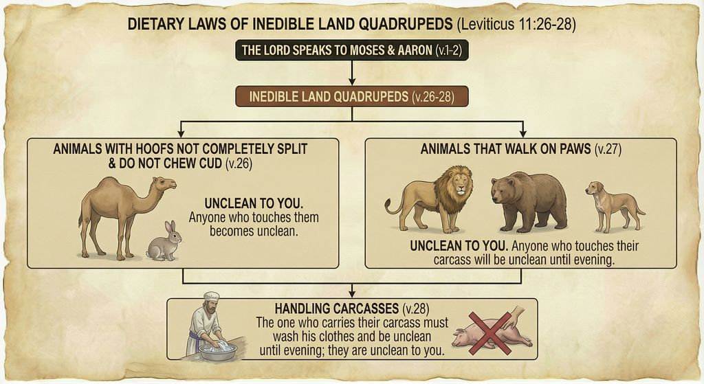 Dietary Laws of Inedible Land Quadrupeds