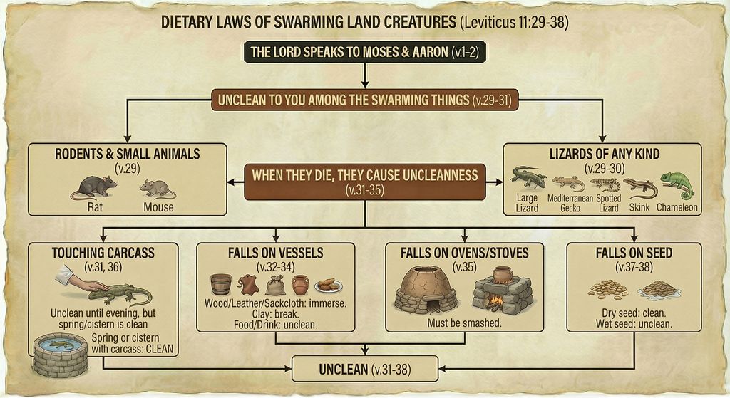 Dietary Laws of Swarming Land Creatures