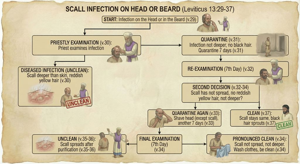 Scall Infection on Head or Beard