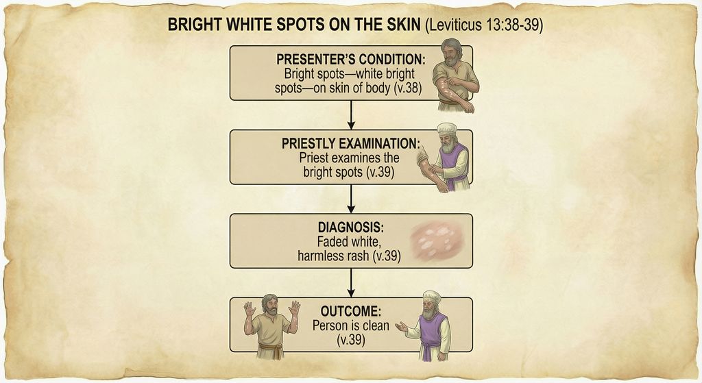 Bright White Spots on the Skin