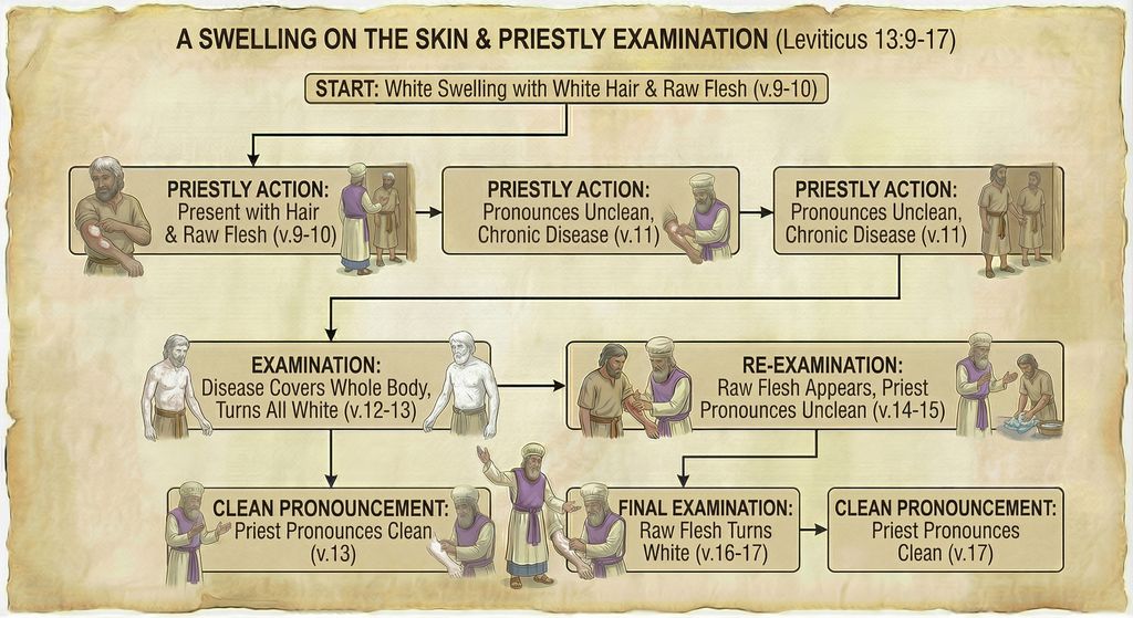 A Swelling on the Skin and Priestly Examination