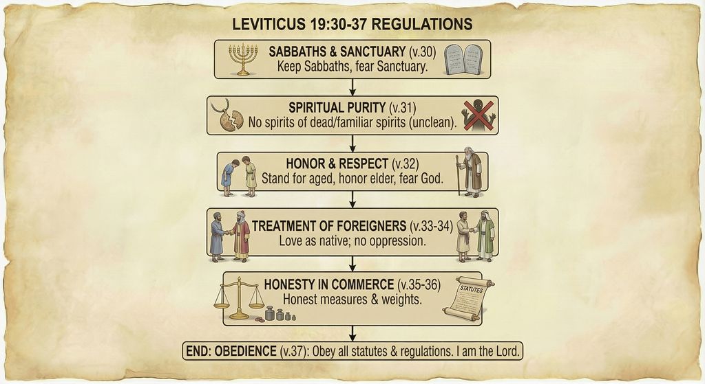 Leviticus 19:30–37 Regulations