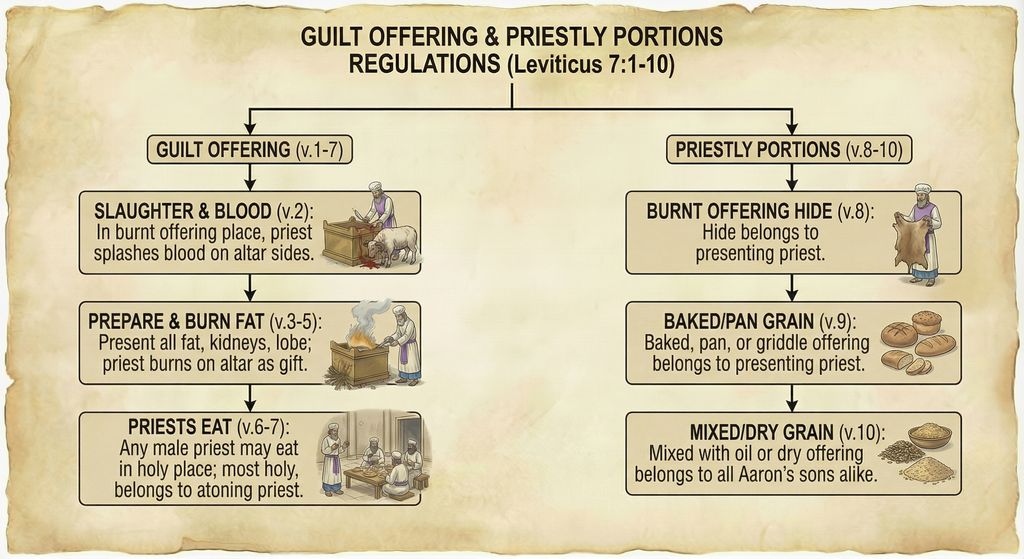 Guilt Offering and Priestly Portions Regulations